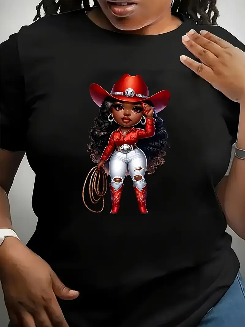 Cowgirl Cutie Graphic Tee – Boots on the Ground Edition